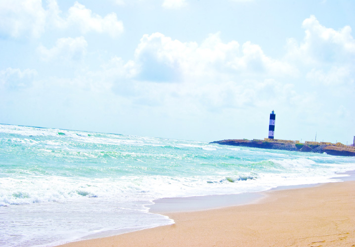 Dwarka Beach - Temples Vibhaga